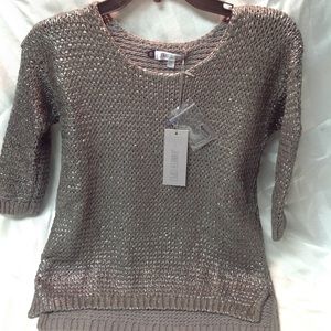 Jennifer Lopez new with tags metallic sweater